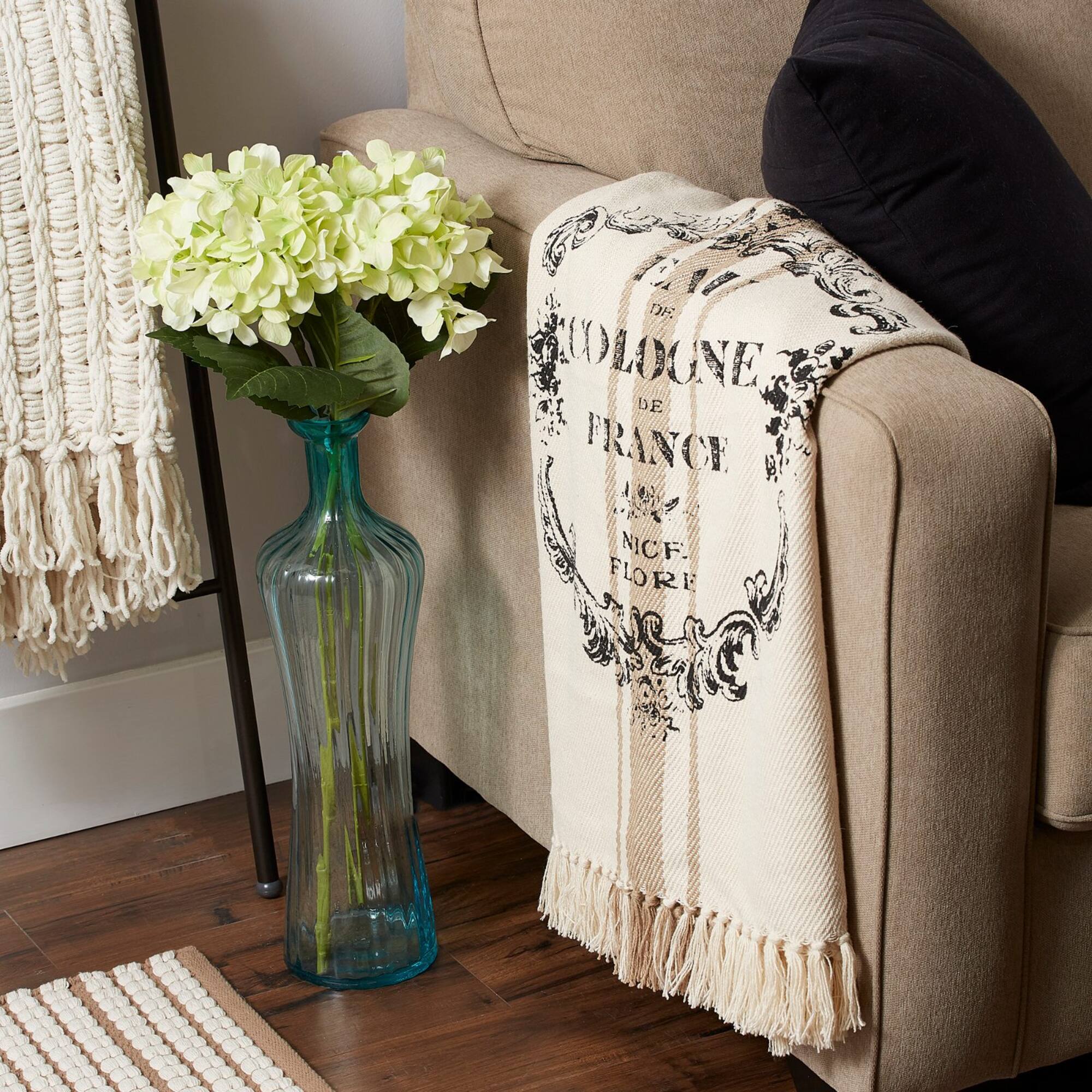 DII® French Grain Sack Printed Throw